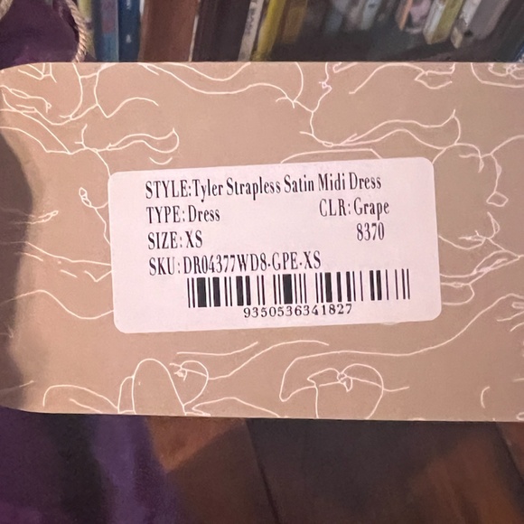 COPY - NWT Meshki Satin Midi Dress - Picture 7 of 7